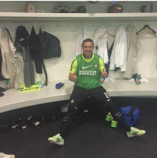FIFA 15 News: Inter Milan Senior General (Podolski) Bids Farewell Formally and Only Get One Score
