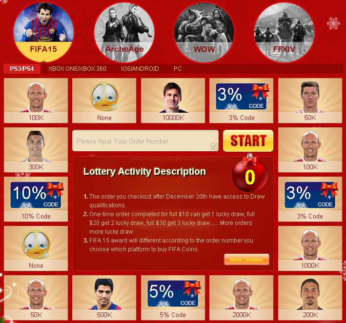 All 10% Off and Big Lucky Draw in Goldah.com Christmas Activities
