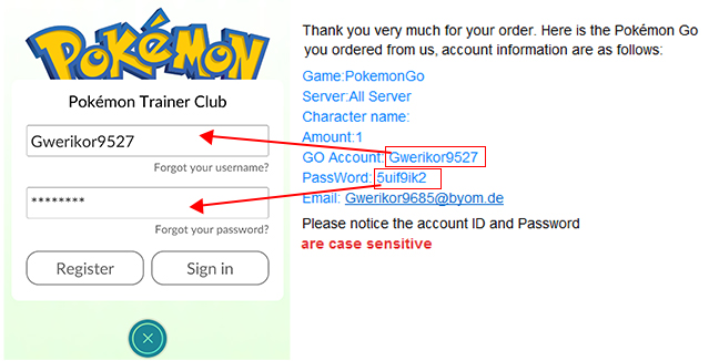 Pokemon Go Account Pokemontrainer Club Login Flowchart