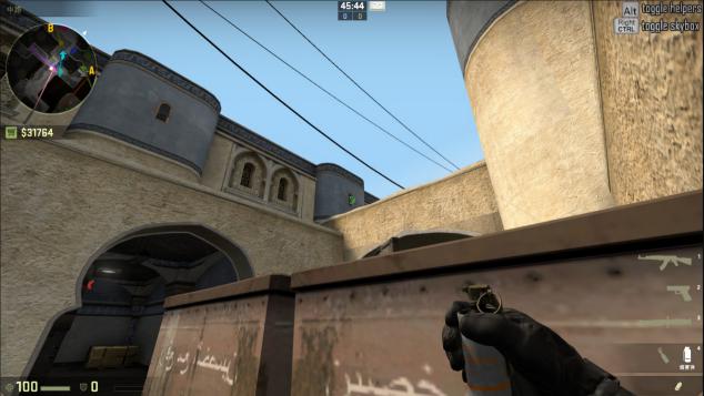 csgo different throws use guide - smoke grenade - 5