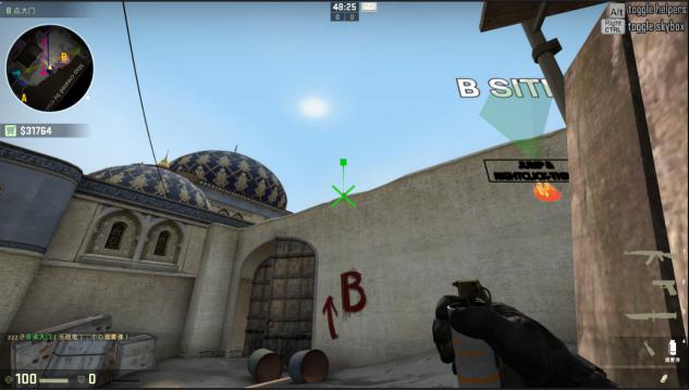 csgo different throws use guide - smoke grenade - 7