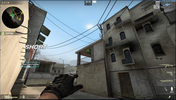 csgo different throws use guide - smoke grenade - 12