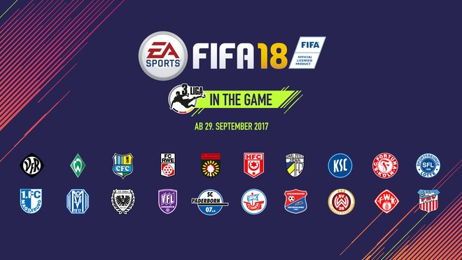 FIFA 18 German 3. Liga and DFB Cup